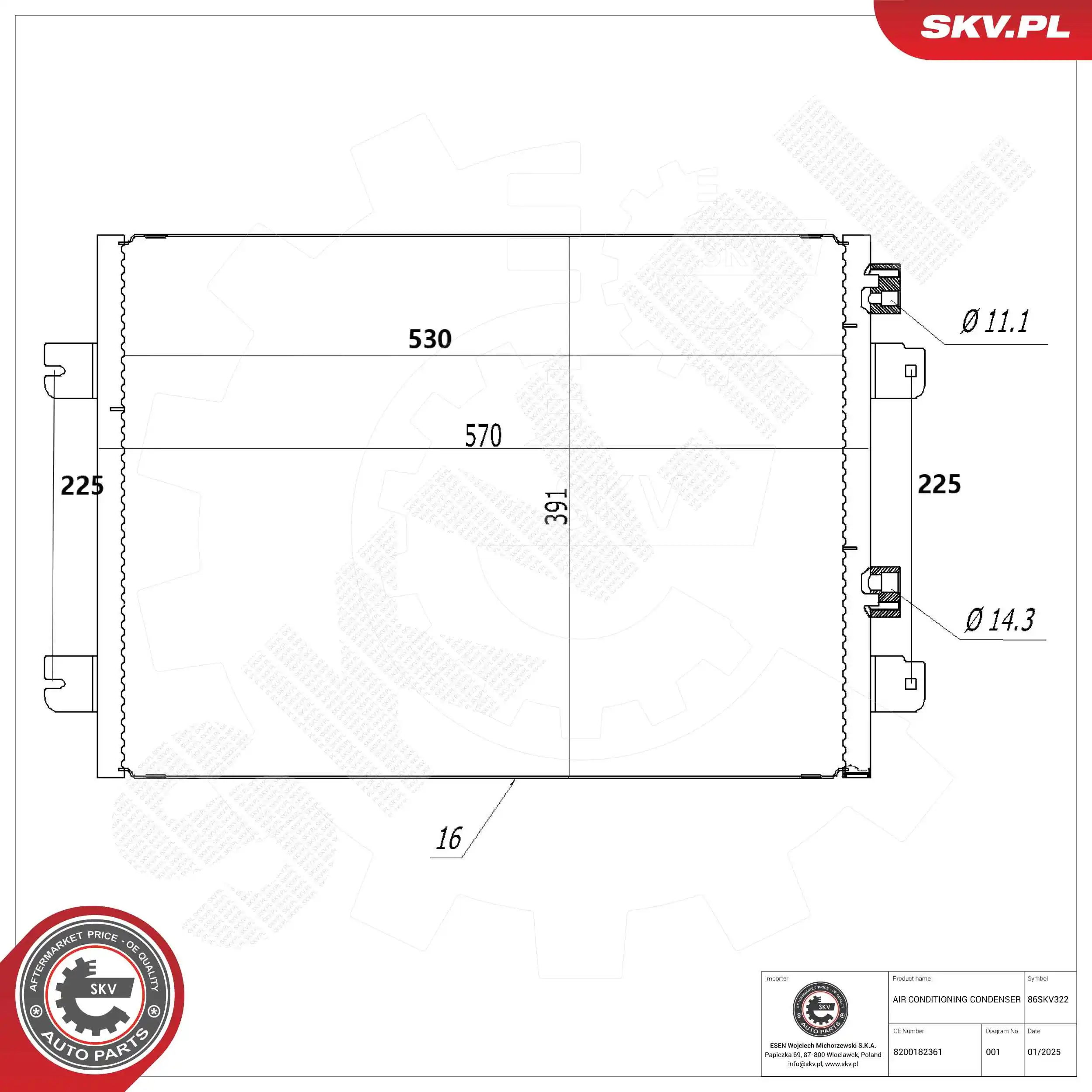 Condenser, air conditioning